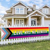 Outdoor Yard Sign Party Pride Rainbow Supplies Home Decor for Outside Indoor Garden Fence Garage Balcony Porch House Front Door Greeting Lawn Lightinthebox