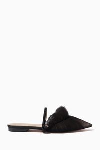 Franca Glitz Flats in Satin & Tulle