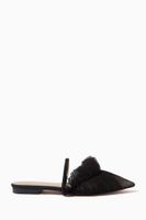 Franca Glitz Flats in Satin & Tulle - thumbnail