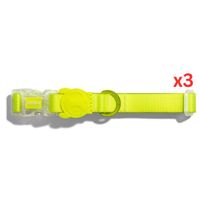 Zee.Dog Neopro Lime Collar Large (Pack of 3)