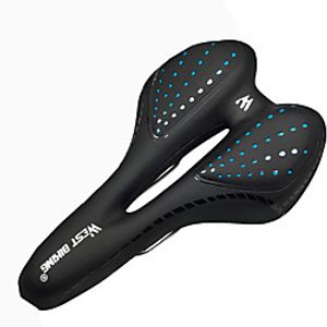 Bike Seat Saddle Cover / Cushion Comfort Durable PU(Polyurethane) Cycling Road Bike Mountain Bike MTB Folding Bike Black / Red Black Black / Green miniinthebox