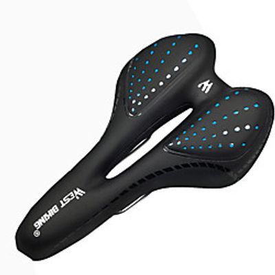 Bike Seat Saddle Cover / Cushion Comfort Durable PU(Polyurethane) Cycling Road Bike Mountain Bike MTB Folding Bike Black / Red Black Black / Green miniinthebox