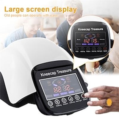 Infrared Laser Knee Massager Heating Physiotherapy Instrument ShoulderElbowKnee Vibration Massage Rehabilitation Lightinthebox