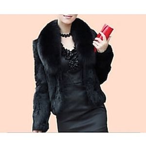 Long Sleeve Shrugs Faux Fur Wedding Wedding  Wraps  Fur Coats With Feathers  Fur  Open Front Lightinthebox