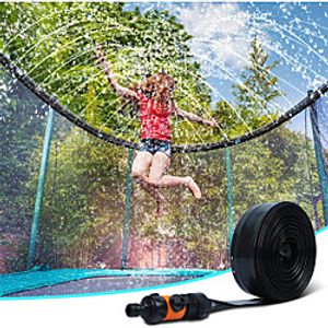 Trampoline Sprinkler for Kids - Outdoor Trampoline Water Sprinkler for Kids and Adults, Trampoline Accessories Sprinkler 39ft Long for Water Play, Games, and Summer Fun in Yards Lightinthebox