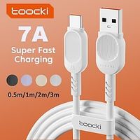 Super Fast Charging Cable USB Type C Cable Quick Charge 3.0 480Mbps Transmission Data Cable For Samsung Huawei Xiaomi Oppo Vivo Realme Mobile Phones miniinthebox - thumbnail