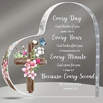Christian Acrylic Ornament Inspirational Gift Creative Small Gift Holiday Accessory Birthday Party Supplies Birthday Gift Art Craft Ornament Gift Home Decor Party Decorations Supplies Lightinthebox Christian Acrylic Ornament Inspirational Gift Creative Small Gift Holiday Accessory Birthday Party Supplies Birthday Gift Art Craft Ornament Gift Home Decor Party Decorations Supplies Lightinthebox