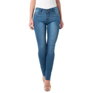 Casual Pocket Denim Blue Jeans