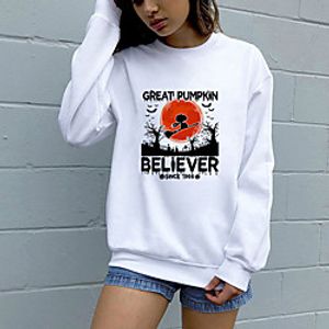 Women's Sweatshirt Pullover Pure Color Crew Neck Letter Printed Sport Athleisure Sweatshirt Top Long Sleeve Breathable Soft Comfortable Everyday Use Street Casual Daily Outdoor Lightinthebox