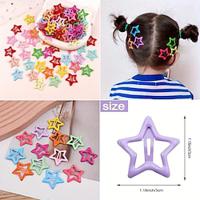 42PCS Glitter Star Hair Clips for Baby Girls - Adorable School-Ready Accessories Perfect Gifts Lightinthebox