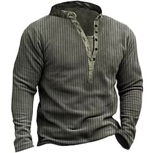 Men's Sweatshirt Pullover Green Standing Collar Solid Color Sports  Outdoor Streetwear Vintage Casual Big and Tall Winter Fall Clothing Apparel Hoodies Sweatshirts  Long Sleeve  Spring Lightinthebox