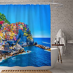 Waterproof Fabric Shower Curtain Bathroom Decoration and Modern and Classic Theme and Beach Theme.The Design is Beautiful and DurableWhich makes Your Home More Beautiful. Lightinthebox