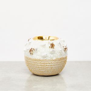 Embellished Candle Holder - 8 cms