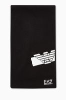 EA7 Eagle Knitted Scarf in Acrylic EA7 Eagle Knitted Scarf in Acrylic