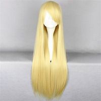 Girls Frontline Nagant Cosplay Wig With Bangs Wig Long Yellow Synthetic Hair Women's Soft Easy To Carry Fashion Yellow Lightinthebox - thumbnail