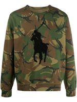 Polo Ralph Lauren Big Pony Camouflage sweatshirt - Green - thumbnail