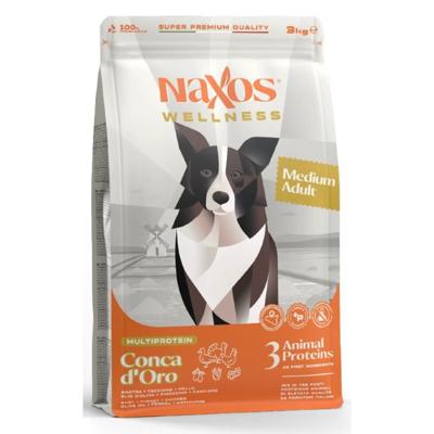 Naxos Adult Medium Multiprotein Duck, Chicken & Turkey For Dog 3Kg