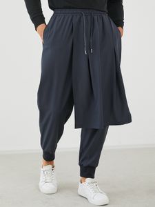 Me Fashion Tiered Design Loose Elastic Waist Casual Pants