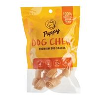 Puppy Dogchew Knotted Bone 2" 8pcs - 110g