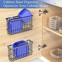 2pcs Storage Racks Metal Wire Storage Basket Wall Hanging Basket Wall Mounted Organizer Basket for kitchen Office Pantry Bathroom Cabinet Kitchen Organizers and Storage Kitchen Accessories Lightinthebox