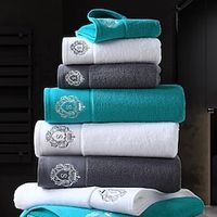 Star Rated Hotel Towels, Square Bath Towels, Hotel Cover Towels, Pure Cotton Square Towels, All Cotton Bath Towels, Absorbent and Embroidered Lightinthebox - thumbnail
