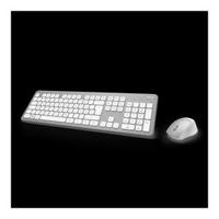 Hama" KMW-700" Wireless Keyboard / Mouse Set, Silver/White