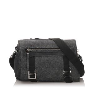 Denim Messenger Bag