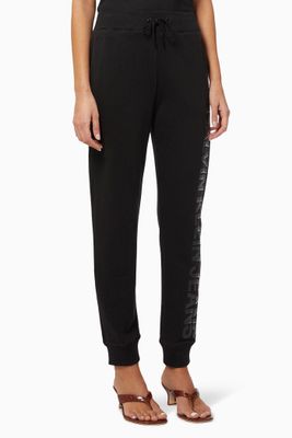 Logo Joggers in Organic Cotton Loopback Terry Logo Joggers in Organic Cotton Loopback Terry