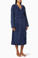 Hooded Bathrobe in Organic Cotton - thumbnail