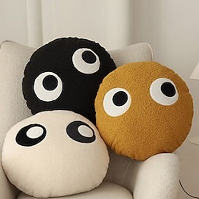 Warm Velvet High Quality Embroidered Decorative Throw Pillow Include Pillow Core Living Room Bedroom Sofa Pillow Fashion Cartoons Home Office Backrest Including Pillow Core miniinthebox