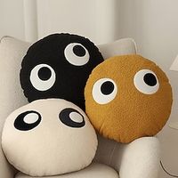 Warm Velvet High Quality Embroidered Decorative Throw Pillow Include Pillow Core Living Room Bedroom Sofa Pillow Fashion Cartoons Home Office Backrest Including Pillow Core miniinthebox - thumbnail