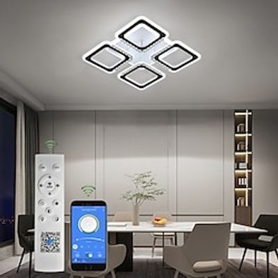LED Acrylic Ceiling Light with 4 Heads and 90W Ceiling Light That can Emit Light at the Bottom Suitable for Bedrooms Restaurants Study Rooms Guest Rooms and Reception Rooms AC220V AC110 Lightinthebox