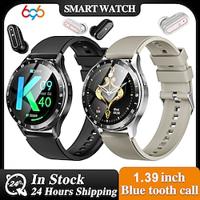 696 SX10 Smart Watch 1.39 inch Smartwatch Fitness Running Watch Bluetooth Pedometer Call Reminder Sleep Tracker Compatible with Android iOS Men Hands-Free Calls Message Reminder Step Tracker IP 67 Lightinthebox - thumbnail