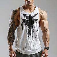 Abstract Fashion Designer Men's 3D Print Tank Top Vest Top Undershirt Going out Gym T shirt White Pink Blue Sleeveless Crew Neck Shirt Summer Spring Clothing Apparel S M L XL XXL XXXL Lightinthebox - thumbnail