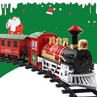 Christmas Train Boys' Toy Cars Electric Rail Cars Children's Toys Christmas Trains Gifts New Foreign Trade Models Lightinthebox - thumbnail