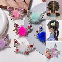 Flying Butterfly Hairpin,Children's Animated Butterfly Hair Clips with Mink Fur: Adorable Hair Accessories for Cute Girls' Hairstyles Lightinthebox