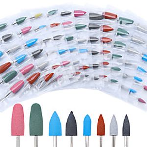 6pcsset Silicone Nail Drill Bits Flexible Milling Cutter Cuticle Manicure Pedicure Polishing Grind Electric Nail File Tools Lightinthebox