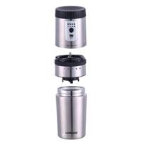 LEPRESSO PORTABLE MINI GRINDING AND COFFEE MAKER WITH STAINLESS STEEL MUG