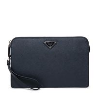 Saffiano leather pouch - thumbnail