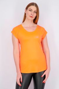 Womens Logo Print Active T-Shirt  Coral