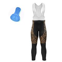21Grams Men's Cycling Bib Tights Spandex Bike Bib Tights Quick Dry Moisture Wicking Sports Brown Mountain Bike MTB Road Bike Cycling Clothing Apparel Bike Wear  Athleisure Lightinthebox - thumbnail