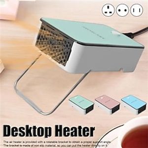 Portable Desk Electric Heater With Thermostat Heater Indoor Winter Warm Air Blower Mini Radiator Heater Fan For Home Bedroom Office Lightinthebox