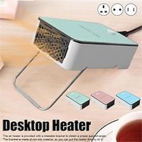 Portable Desk Electric Heater With Thermostat Heater Indoor Winter Warm Air Blower Mini Radiator Heater Fan For Home Bedroom Office Lightinthebox - thumbnail