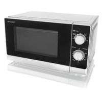 Sharp Microwave, 20Ltr, 800 Watts, Grey-Black, R20CT