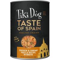 Tiki Dog Taste of Spain! Chicken & Shrimp Paella 12Oz Can - thumbnail