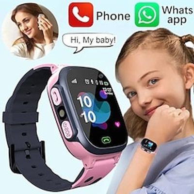 Kids Watches Call Kids Smart Watch Children SOS Waterproof Smartwatch Clock SIM Card Location Tracker Child Watch Lightinthebox