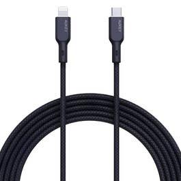 Braided USB C to Lgt Cable 1.8m-Blk (CB-NCL2 BLACK)