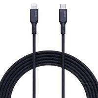 Braided USB C to Lgt Cable 1.8m-Blk