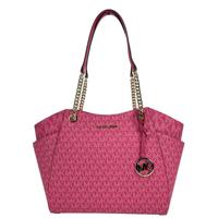 Michael Kors Jet Set Large Chain Electric Pink Shoulder Tote Bag (64228)