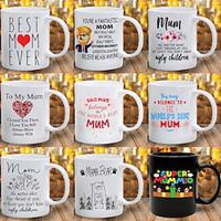 1pc Gifts For Mom I Love My Mom Coffee MugBirthday Gifts For Women Baby Gift For Mom Funny Mug Funny Gift Tea Cup 11oz Ceramic Coffee Mug Double-sided Design Drinkware Home Decor Lightinthebox